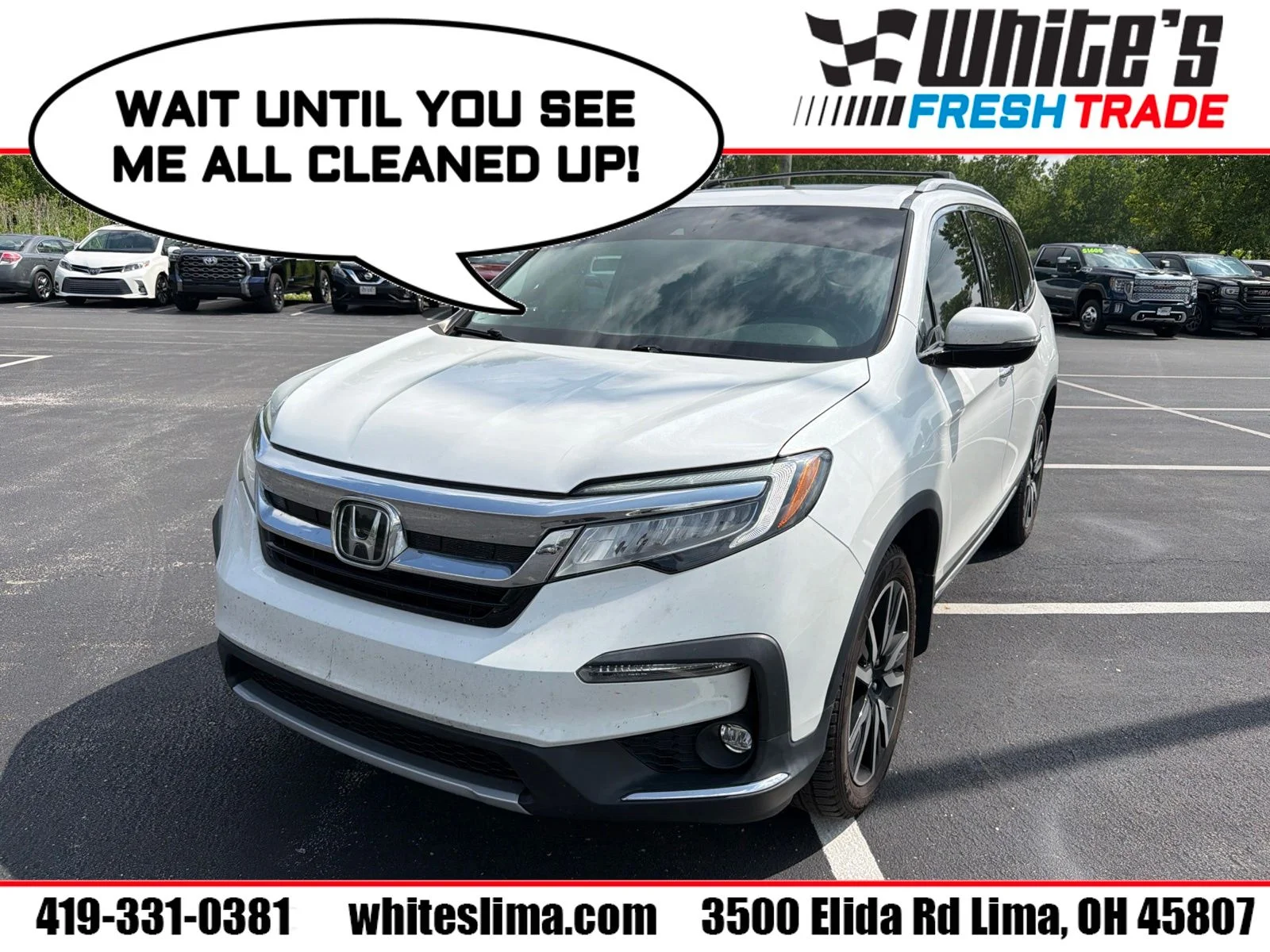 Used 2022 White Honda Touring image 1