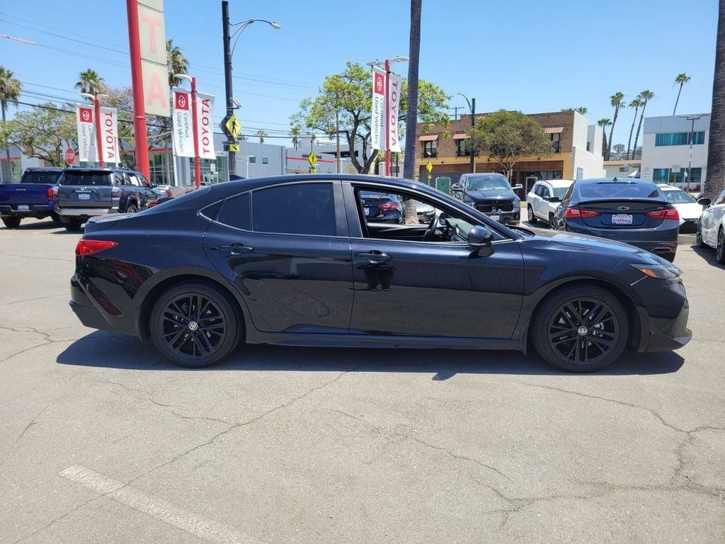 Used 2025 Midnight Black Metallic Toyota SE image 4