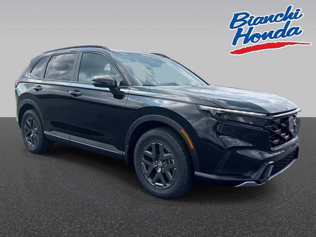 New 2026 Crystal Black Pearl Honda AWD TrailSport Hybrid image 1