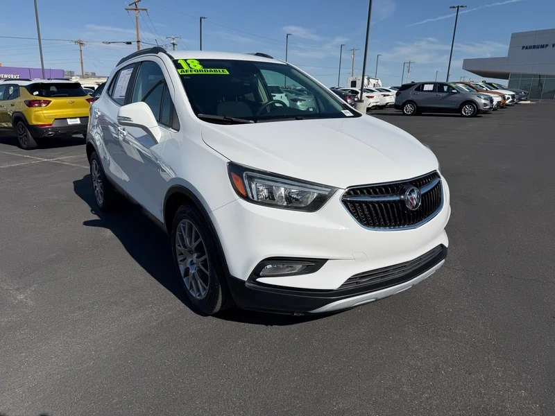 Used 2018 (Includes (CM5) Black Carbon Metallic lower exterior accent color, Paint code W700S.) Buick Sport Touring image 1