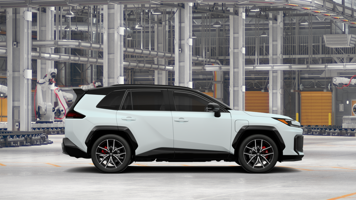 New 2026 Wind Chill Pearl with Midnight Black Metallic roof Toyota GR SPORT image 12