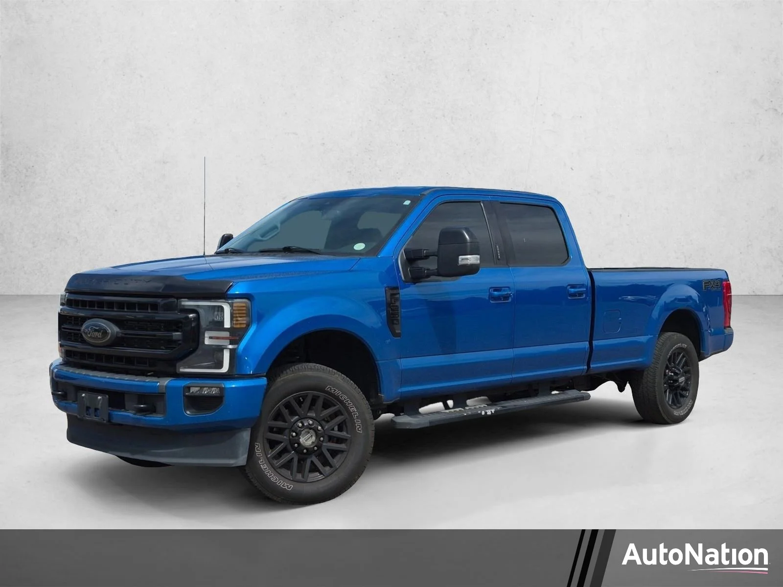 Certified Used 2021 Velocity Blue Metallic Ford LARIAT image 1