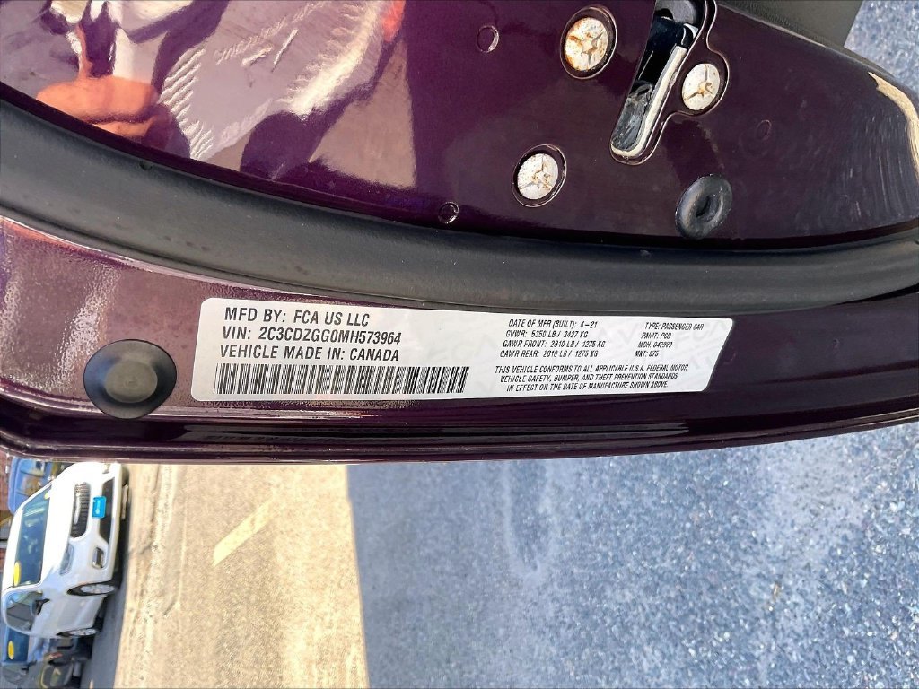 Used 2021 Purple Dodge SXT image 36