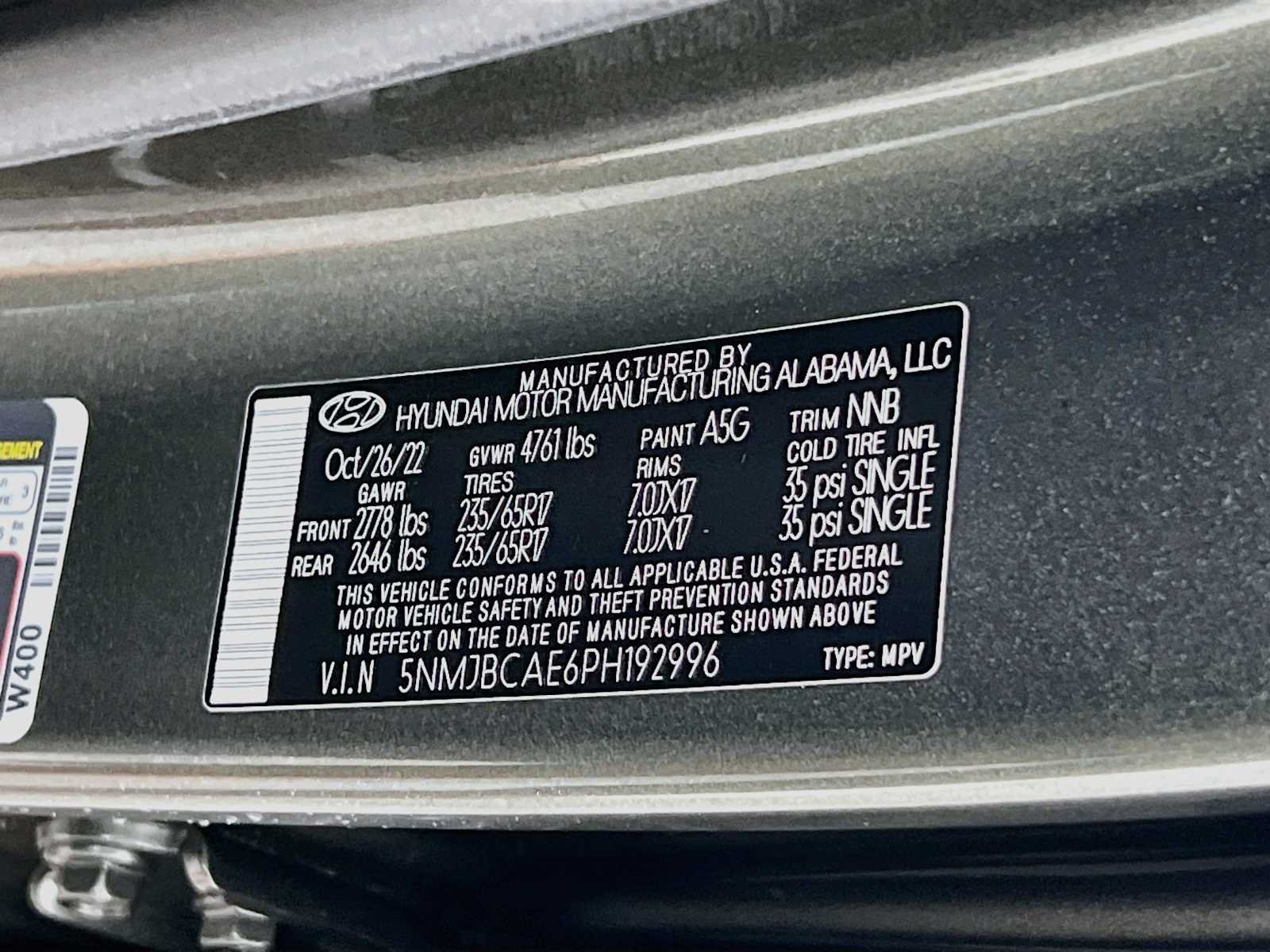 Certified Used 2023 Amazon Gray Hyundai SEL image 31