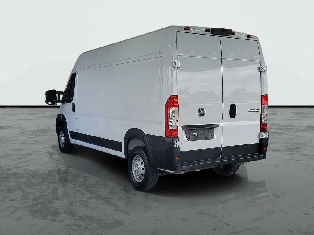 Used 2023 Bright White Clearcoat Ram High Roof image 3