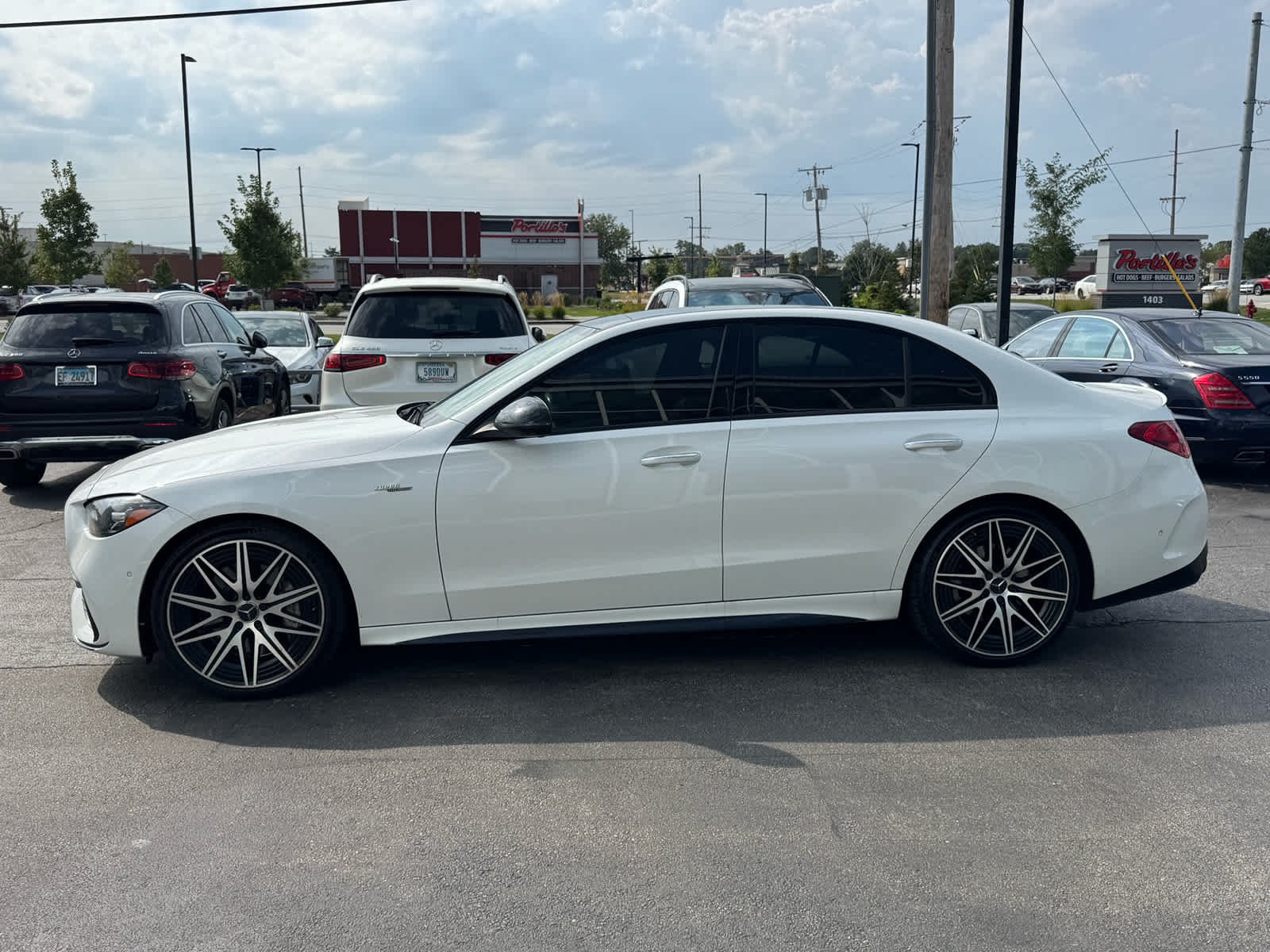 Certified Used 2023 MANUFAKTUR Moonlight White Metallic Mercedes-Benz AMG® C 43 image 6