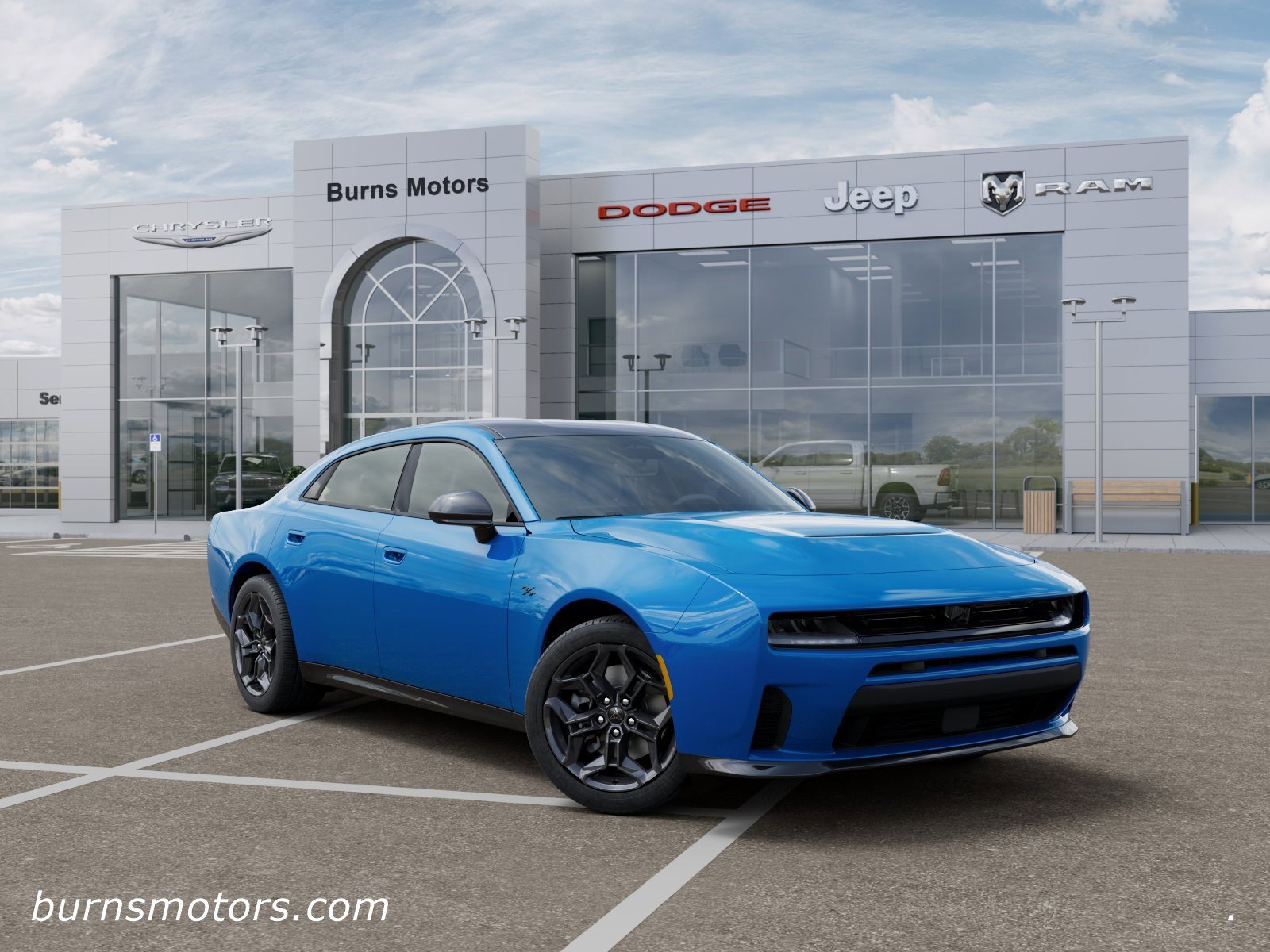 New 2026 Bludicrous Exterior Paint Dodge R/T Blacktop image 5