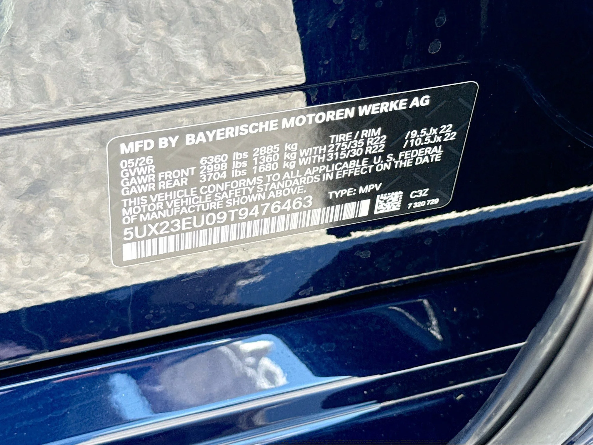 New 2026 Tanzanite Blue II Metallic BMW xDrive40i image 43