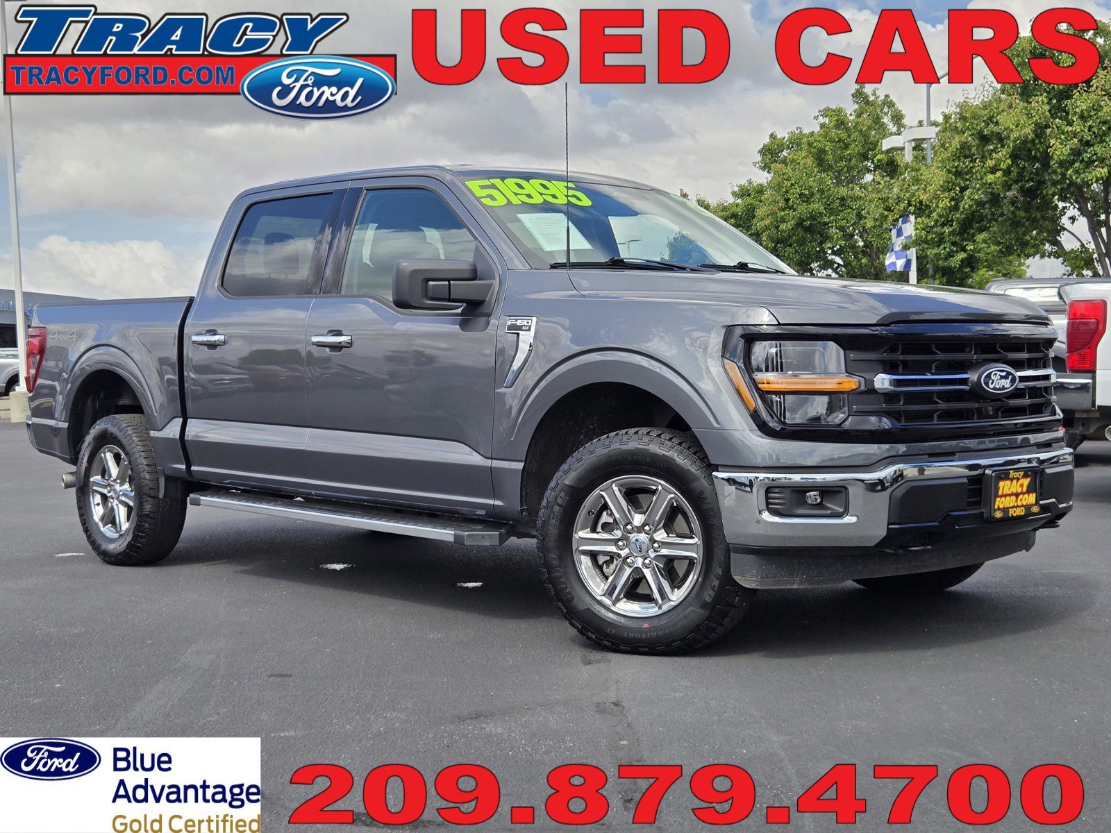 Certified Used 2025 Gray Ford XLT image 1