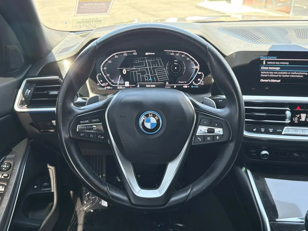 Used 2022 MINERAL GREY METALLIC BMW 330e image 10