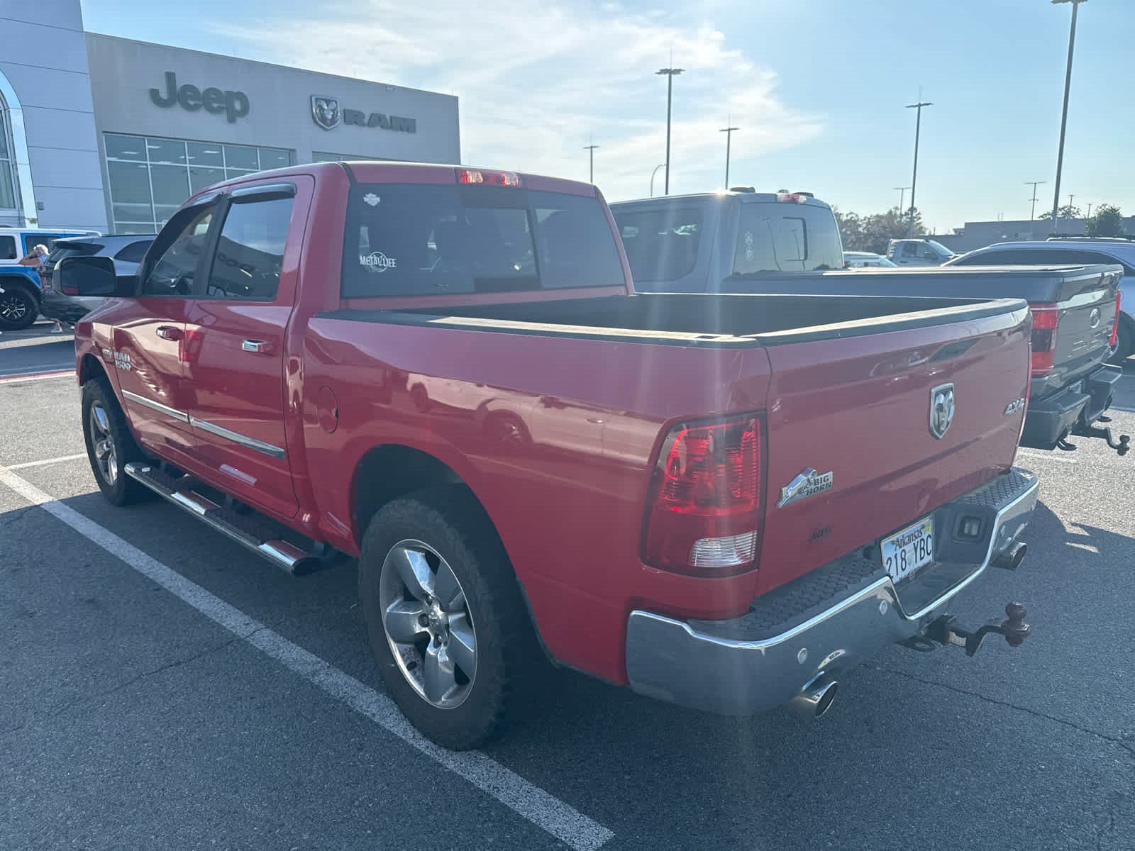 Used 2016 Flame Red Clearcoat Ram Big Horn image 3