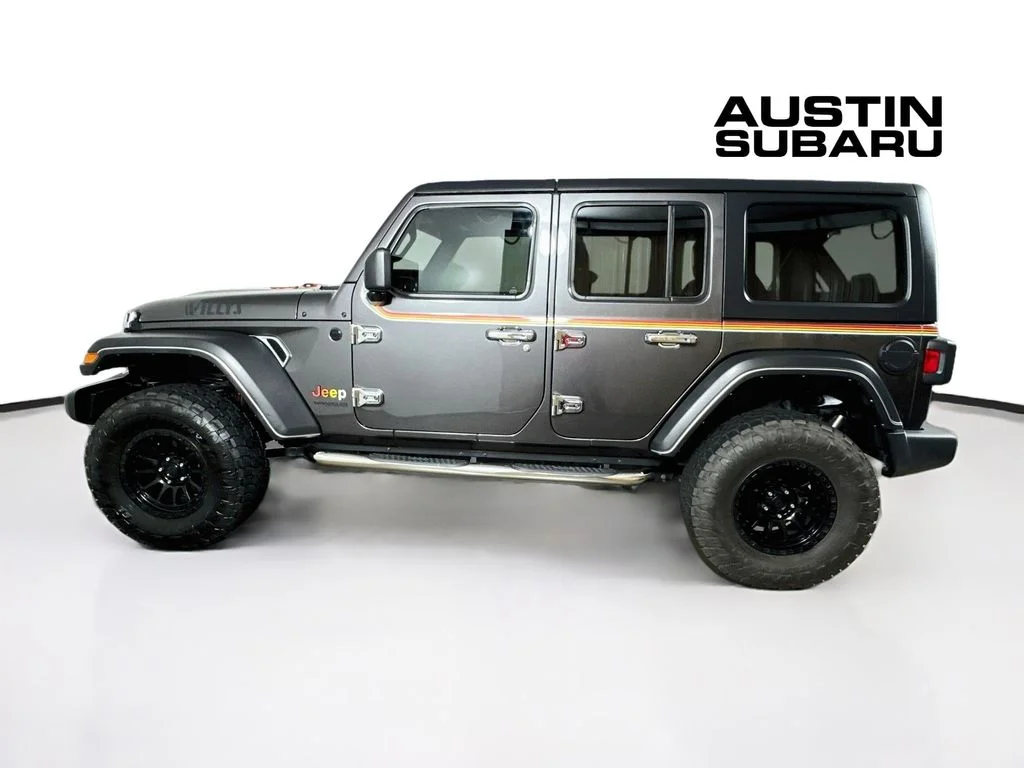 Used 2021 Gray Jeep Unlimited Willys image 4