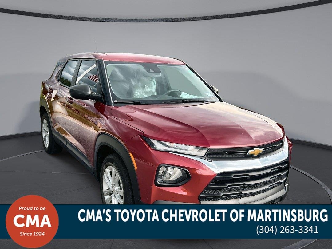 Used 2021 Scarlet Red Metallic Chevrolet LS image 1