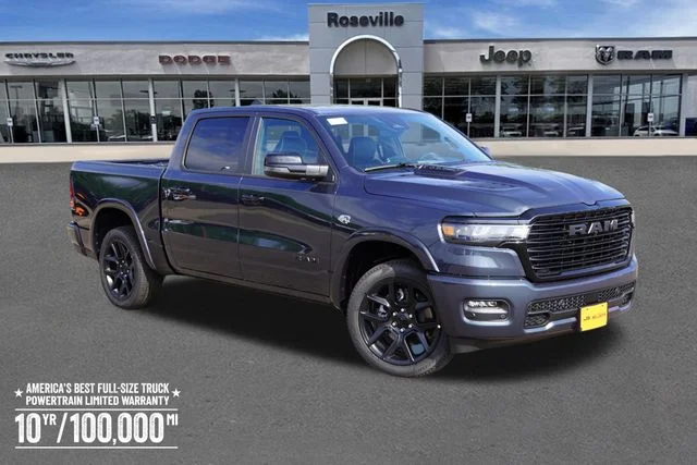 New 2026 Forged Blue Metallic Exterior Paint RAM Laramie image 1