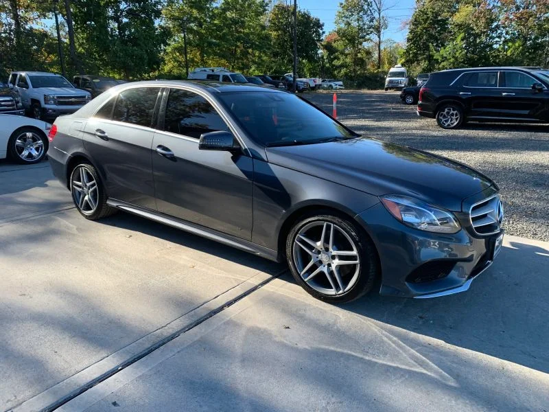 Used 2014 Gray Mercedes-Benz E 350 4MATIC® Sedan 4D image 14