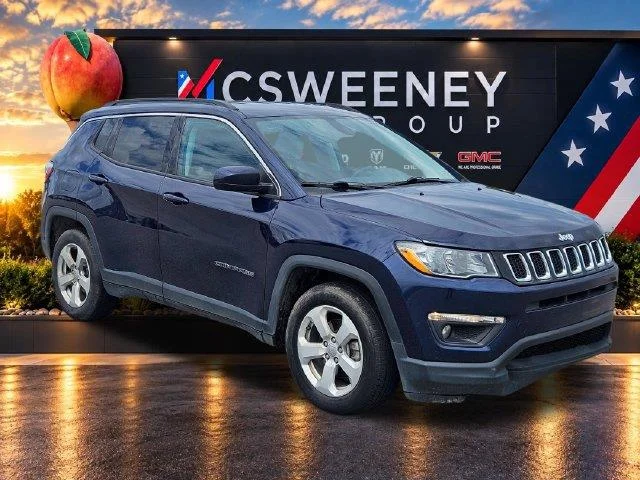 Used 2021 Blue Jeep Latitude image 7