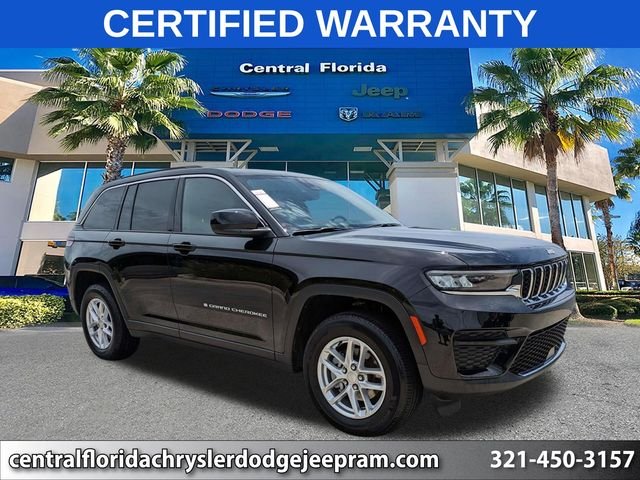 Certified Used 2024 Black Jeep Laredo X image 1