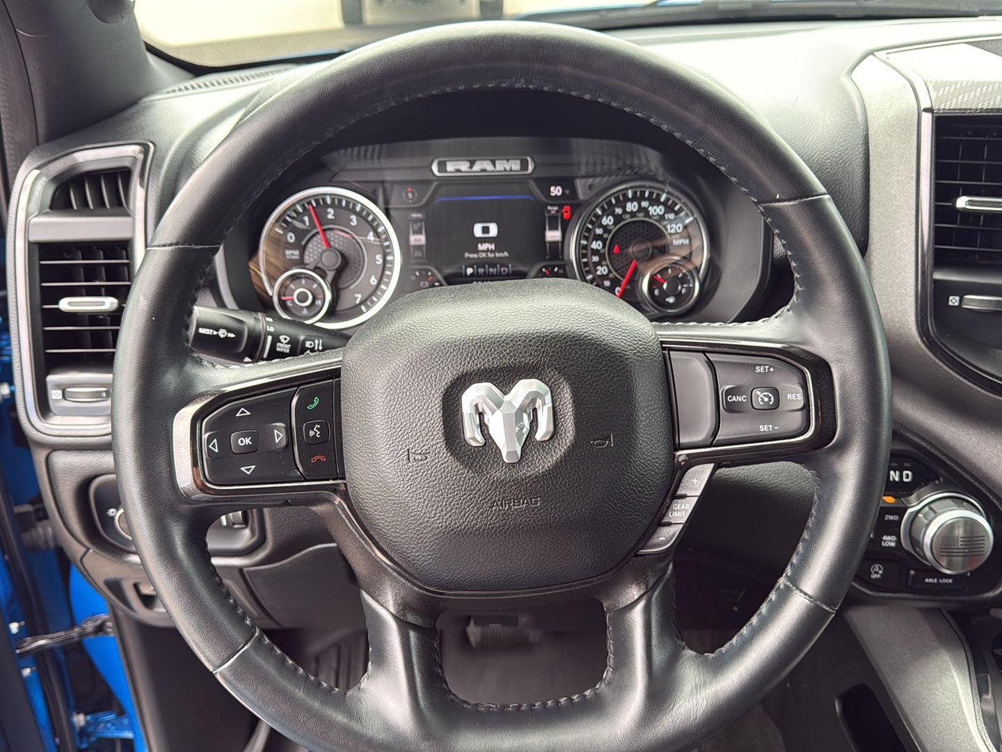 Used 2023 Hydro Blue Pearlcoat Ram Big Horn image 19