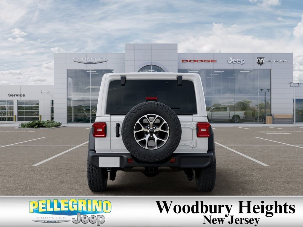 New 2026 Bright White Clear-Coat Exterior Paint Jeep Sport S image 7