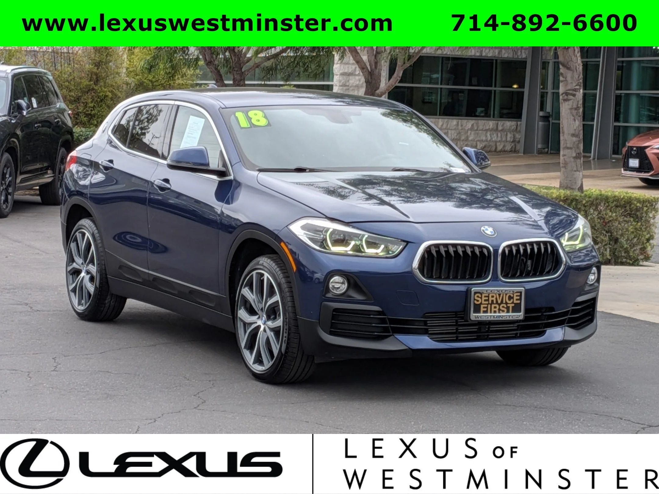 Used 2018 Mediterranean Blue Metallic BMW sDrive28i image 3