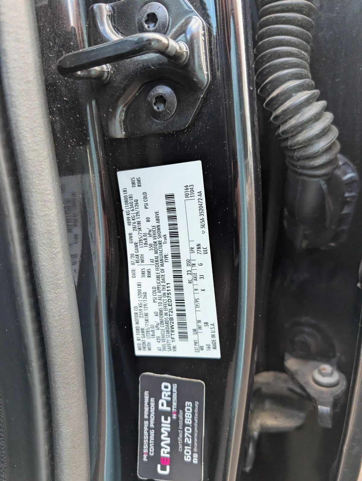 Used 2020 Agate Black Ford Lariat image 15