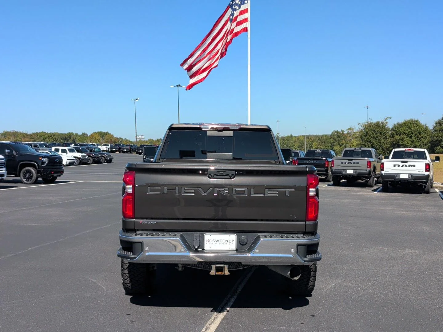 Used 2021 OXFORD BROWN METALLIC Chevrolet LTZ image 4