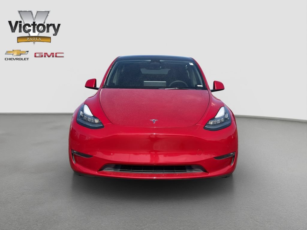 Used 2022 Tesla Model Y Long Range with VIN 7SAYGDEE4NF481442 for sale in Paola, KS