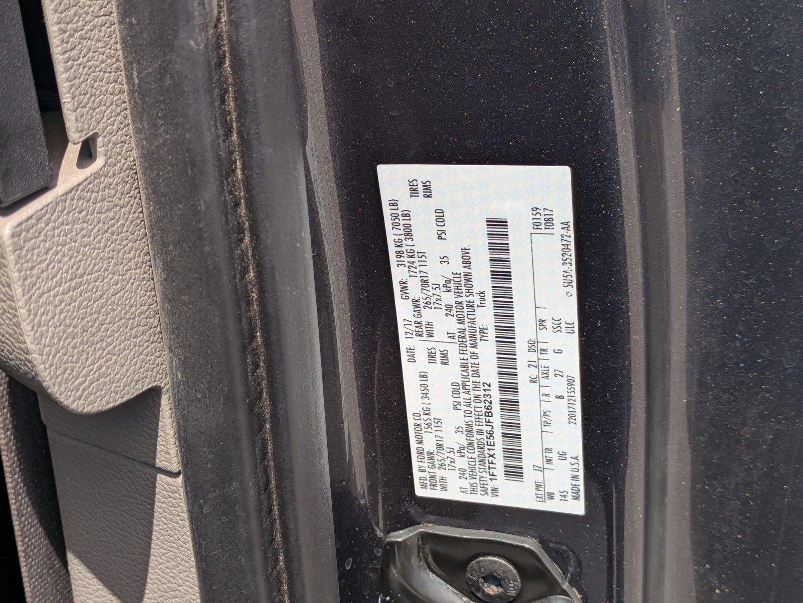 Used 2018 Magnetic Metallic Ford XLT image 30
