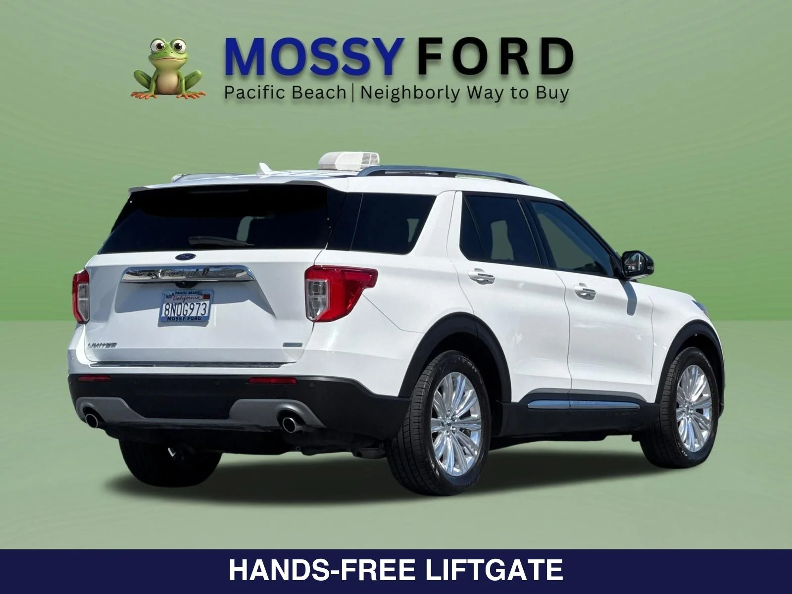 Certified Used 2020 White Metallic Ford Limited image 5