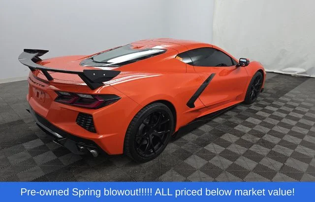 Used 2020 Orange Chevrolet Stingray image 4