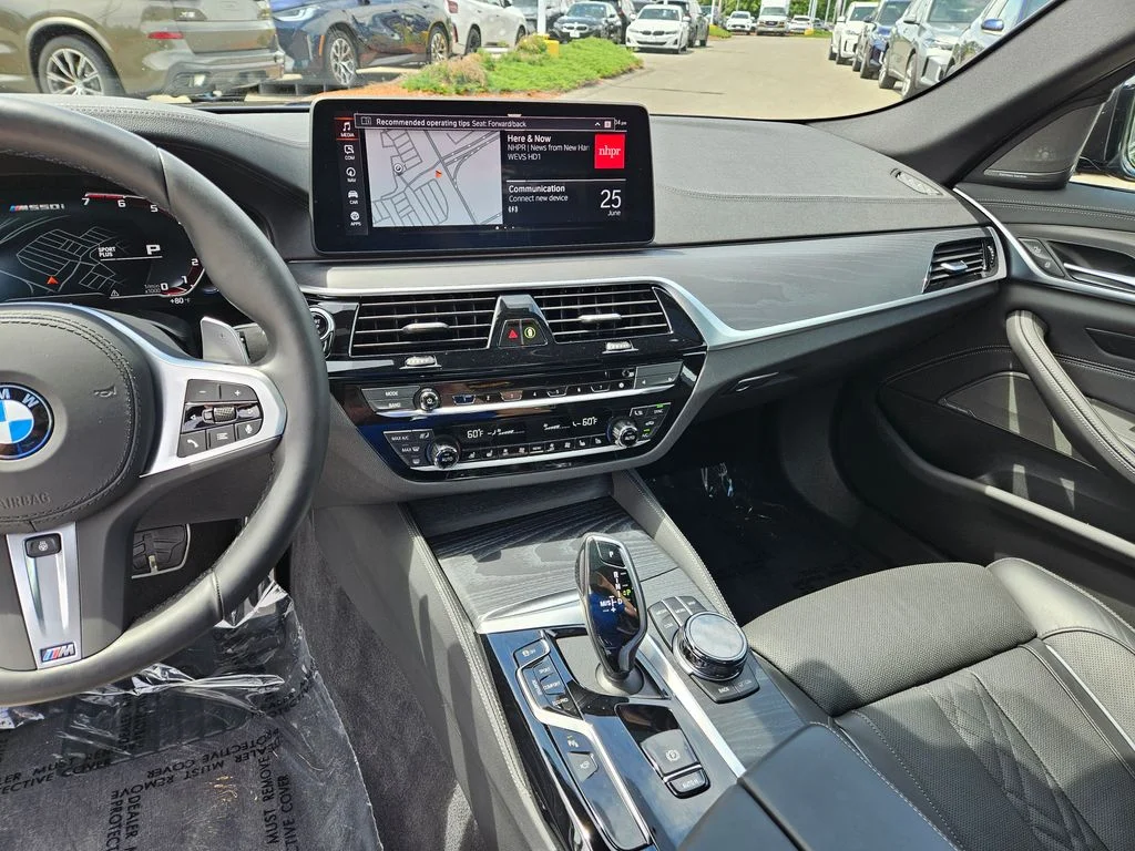 Certified Used 2023 Dark Graphite Metallic BMW M550i xDrive image 25