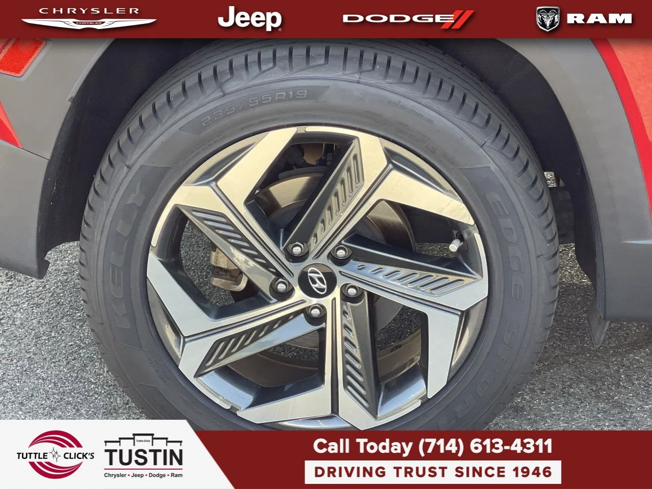 Used 2022 Calypso Red Hyundai SEL image 11