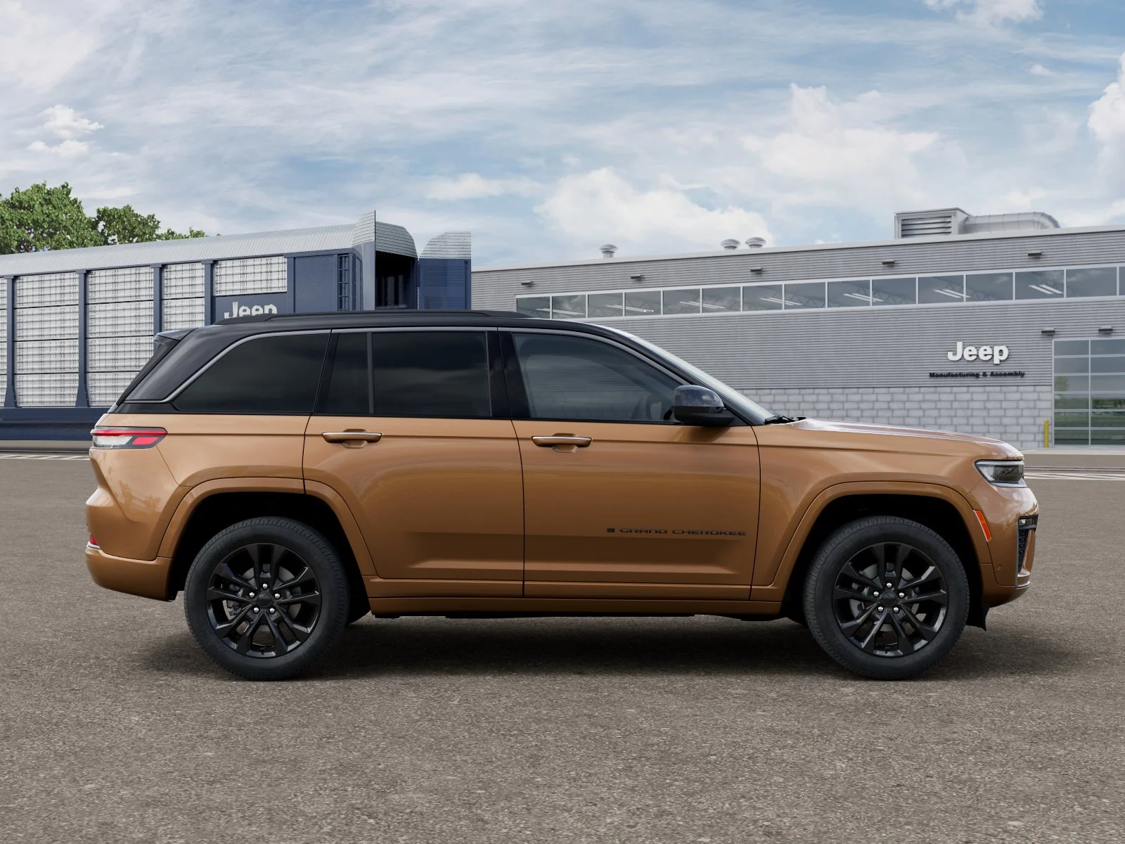 New 2026 Copper Shino Metallic Clear-Coat Exterior Paint Jeep Limited Reserve image 12