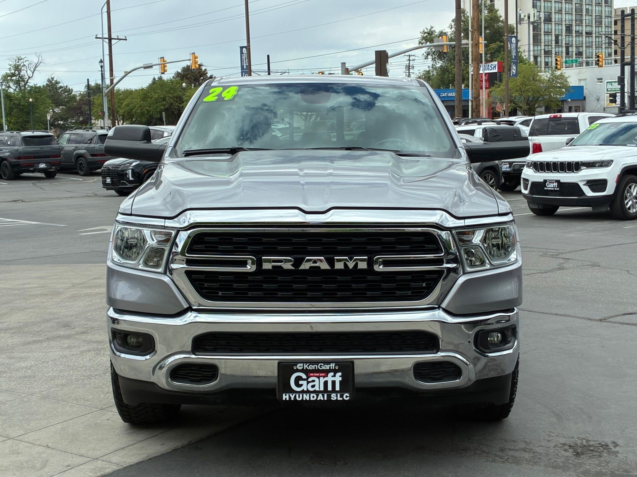 Used 2024 Billet Silver Metallic Clearcoat Ram Big Horn image 10