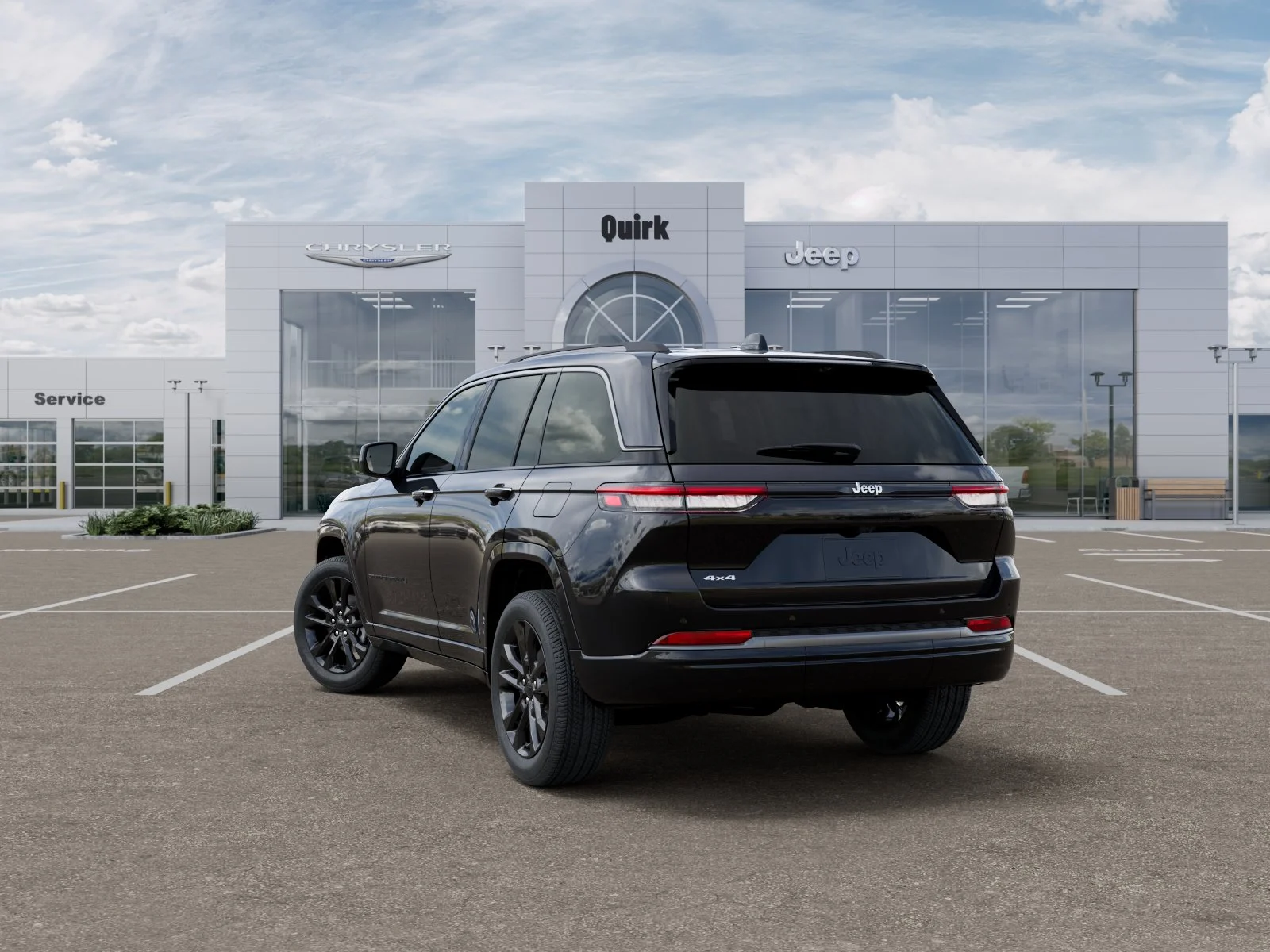 New 2026 Diamond Black Crystal Pearl-Coat Exterior Paint Jeep Limited Reserve image 29