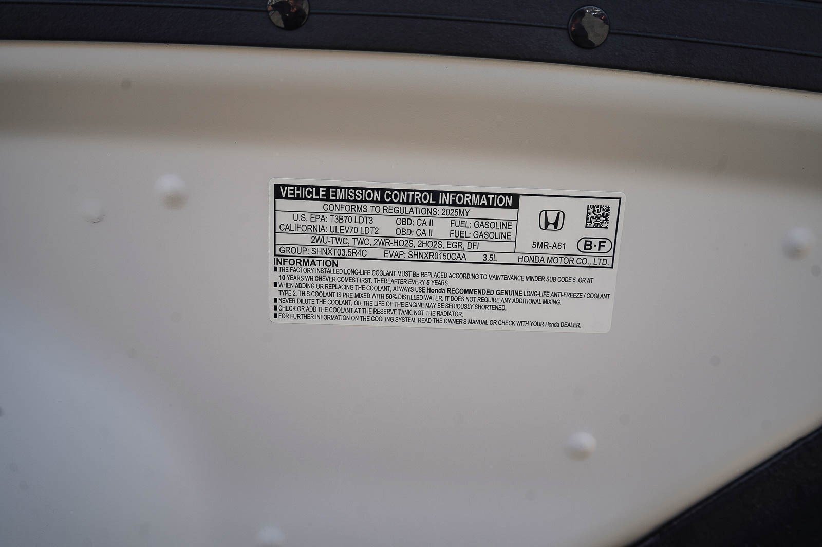 Used 2025 Platinum White Pearl Honda Sport-L image 28