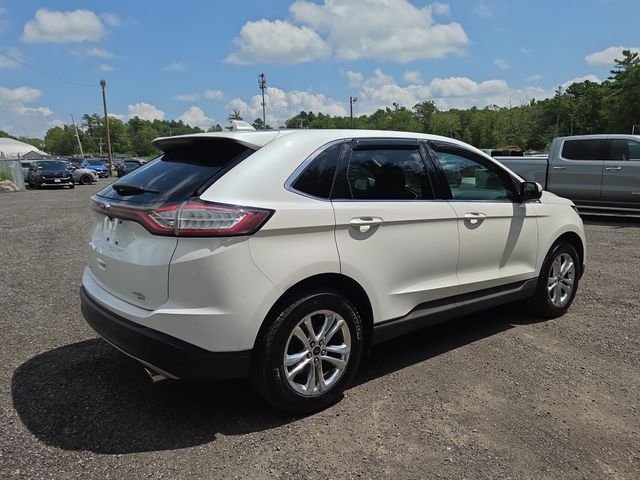 Used 2015 White Platinum Clearcoat Metallic Ford SEL image 3