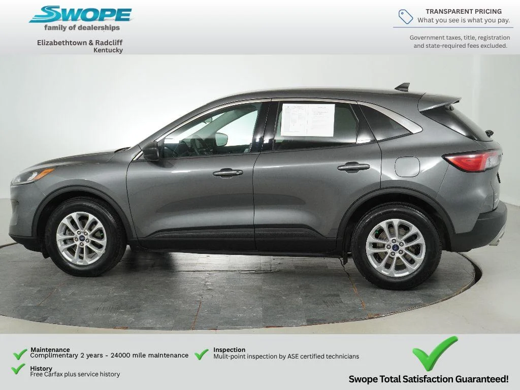 Certified Used 2022 Carbonized Gray Metallic Ford SE image 7