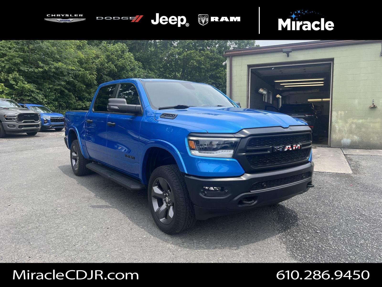 Used 2023 Hydro Blue Pearlcoat Ram Big Horn image 1