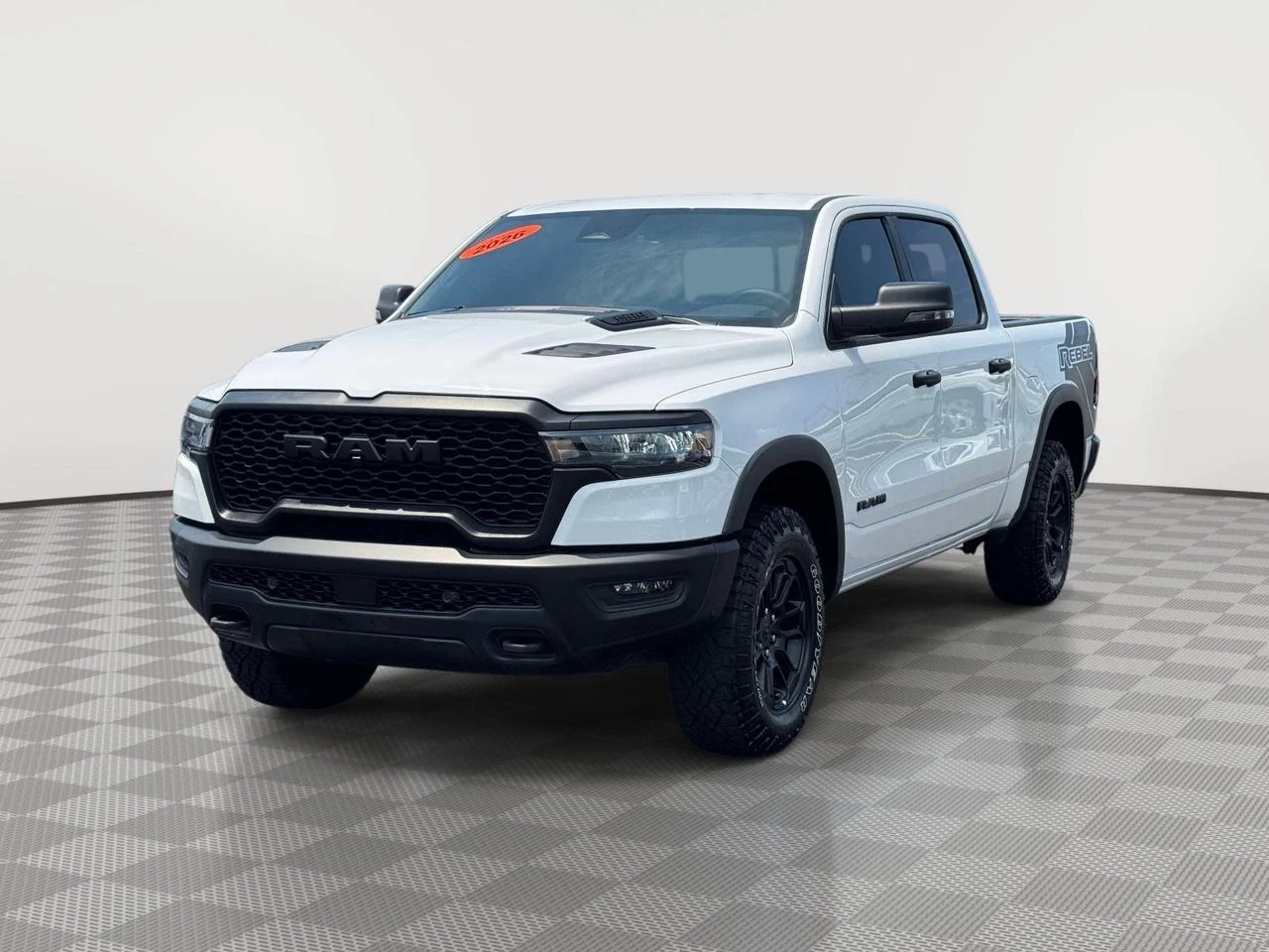 Used 2026 Bright White Clearcoat RAM Rebel Crew Cab 4x4 57