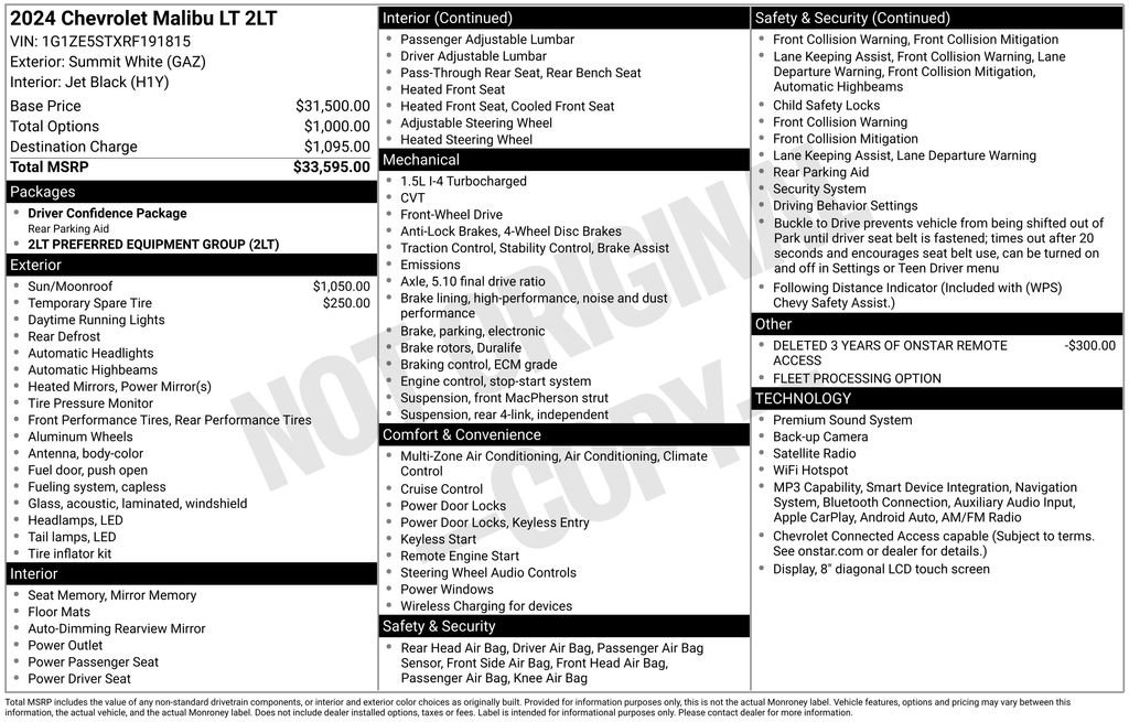 Used 2024 White Chevrolet LT image 48