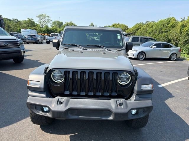 Used 2020 Gray Jeep Unlimited Sport image 2