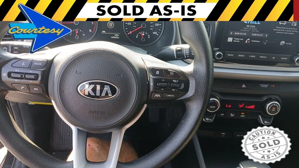 Used 2021 Black Kia S image 9
