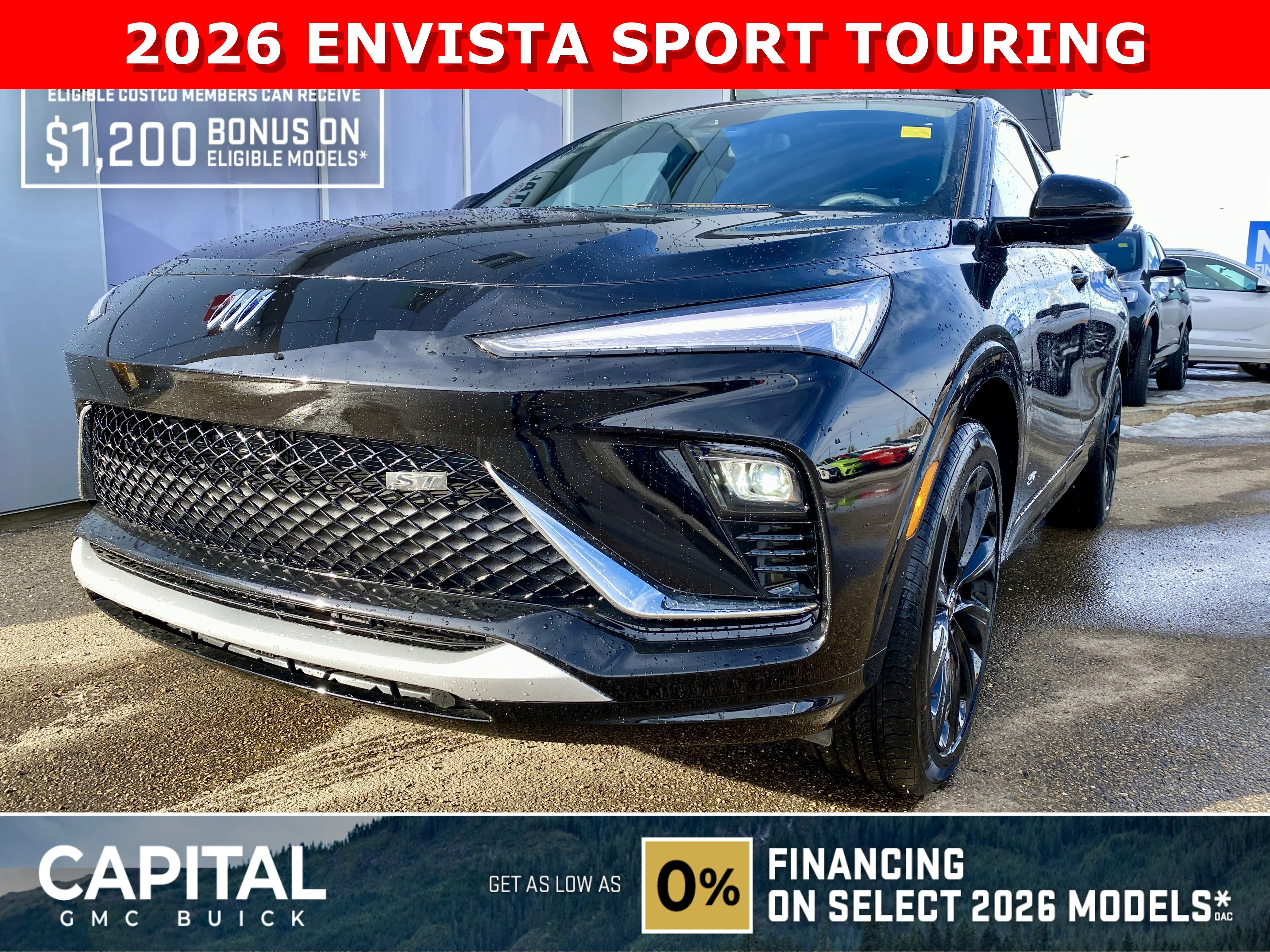 New 2026 EBONY TWILIGHT METALLIC Buick Sport Touring image 1