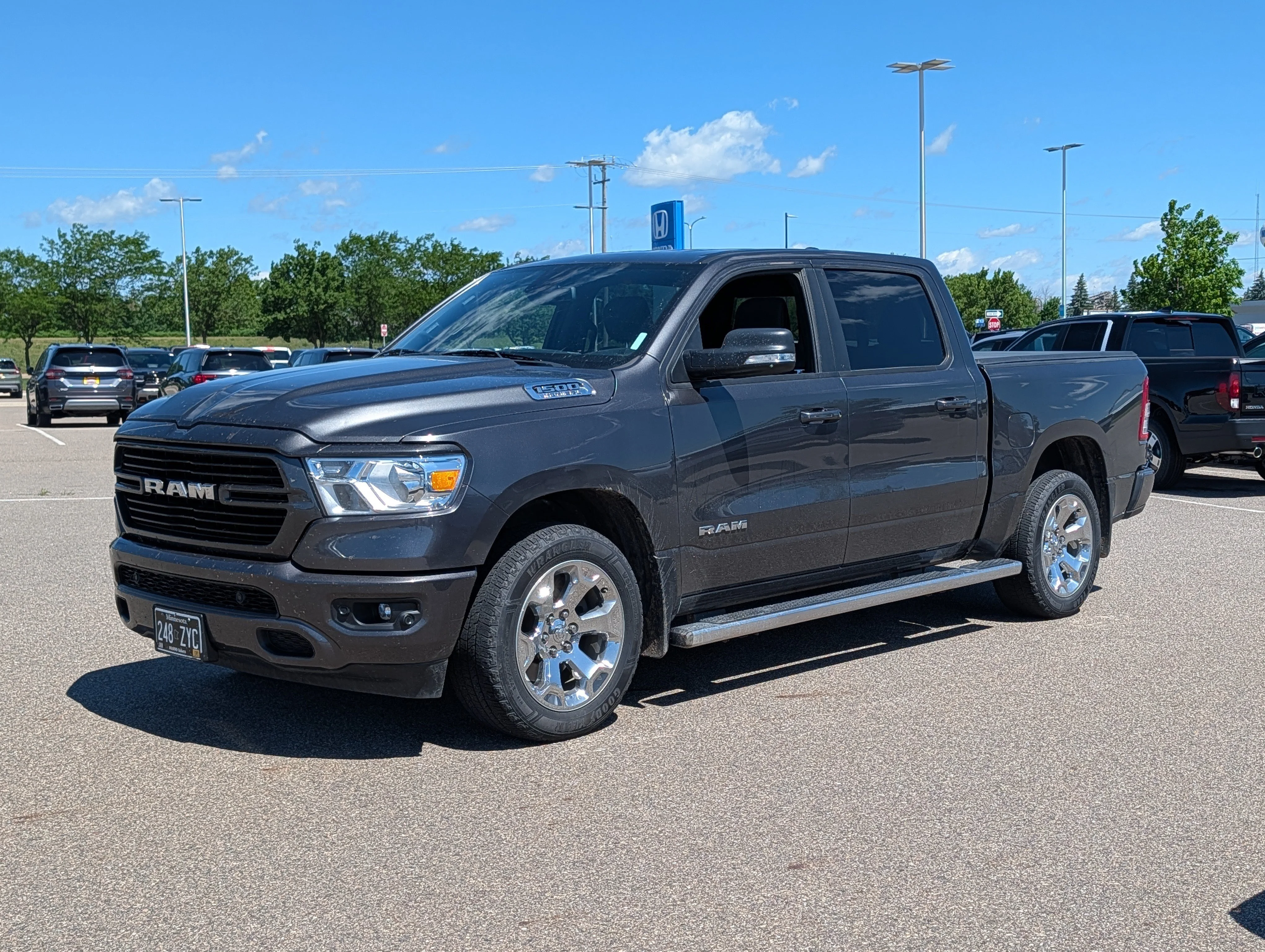 Used 2019 Granite Crystal Metallic Clearcoat Ram Big Horn/Lone Star image 2
