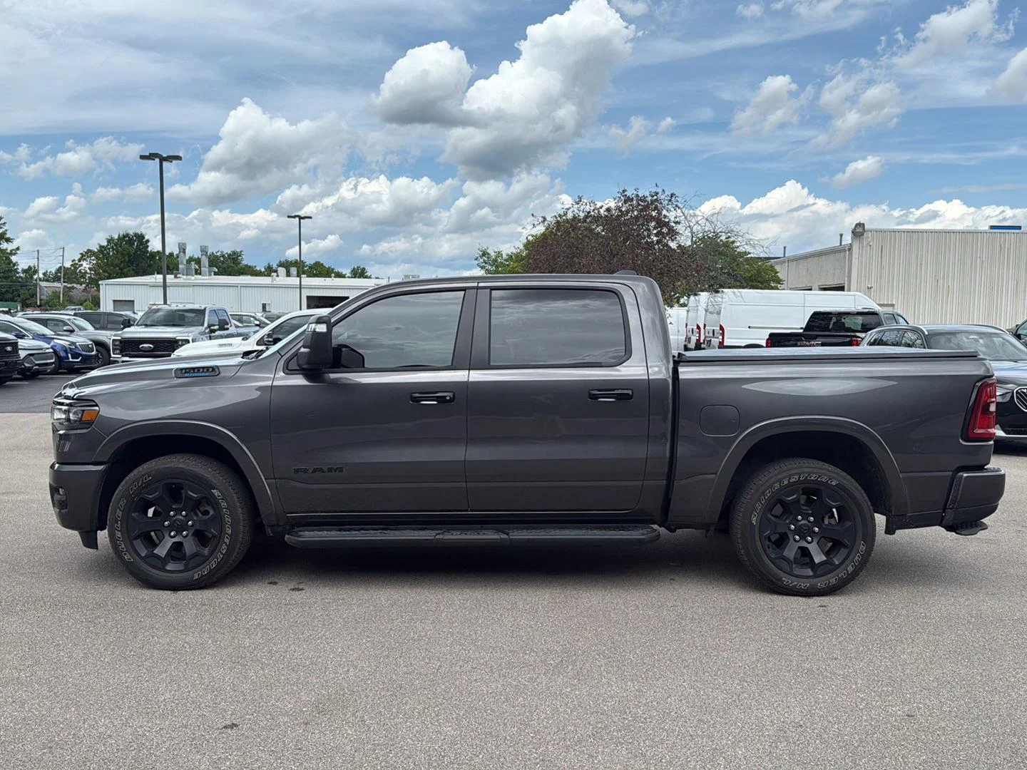 Used 2025 Granite Crystal Metallic Clearcoat Ram Big Horn image 6