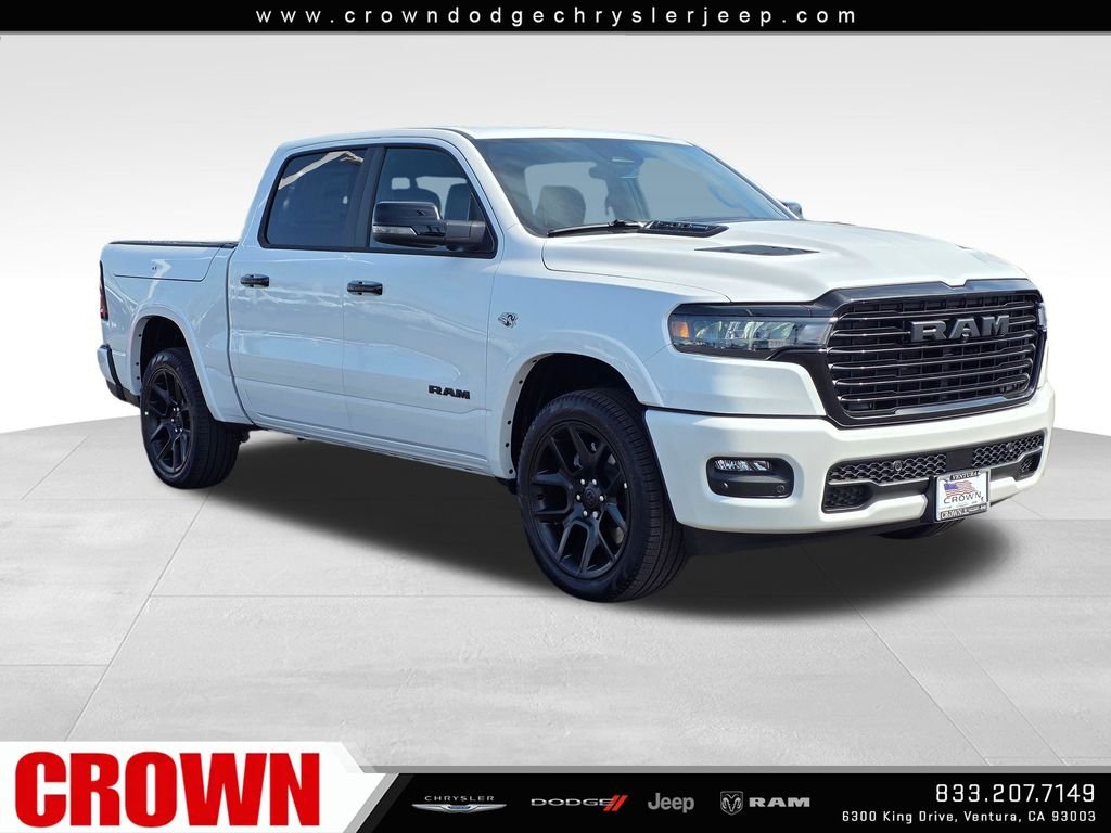 New 2026 Ivory White Tri-Coat Pearl-Coat Exterior Paint RAM Laramie image 3