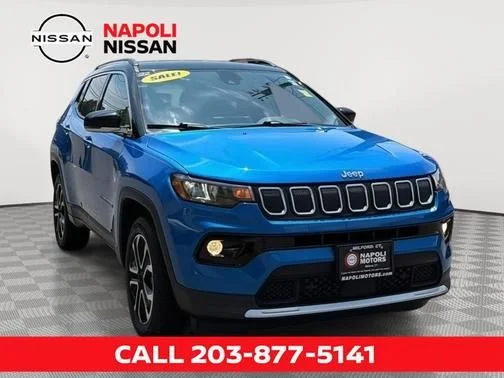 Used 2022 Blue Jeep Limited image 1