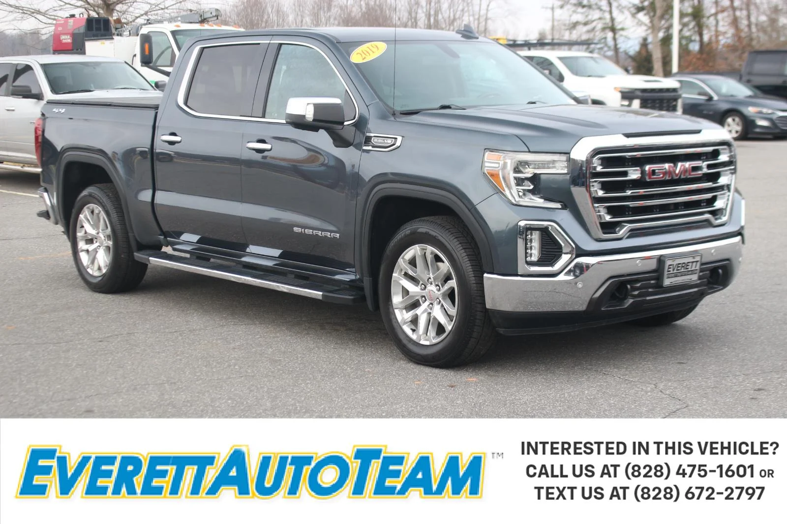 Used 2019 DARK SKY METALLIC GMC SLT image 1