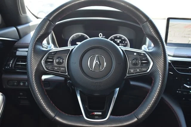 Certified Used 2024 Liquid Carbon Metallic Acura SH-AWD A-SPEC image 40